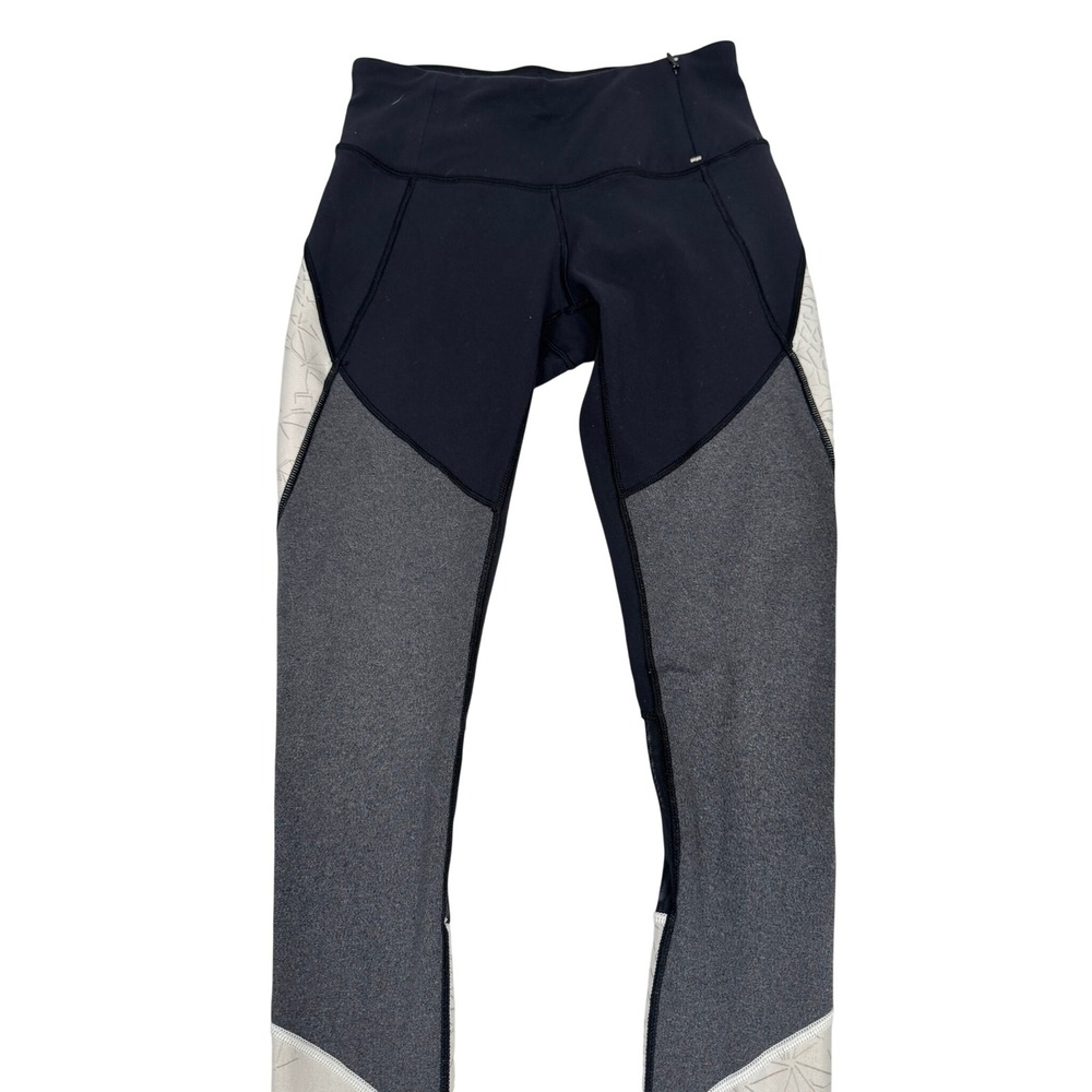 CALIA by Carrie Underwood Womens XS Colorblock Geometric Athletic Leggings Black - Picture 3 of 8